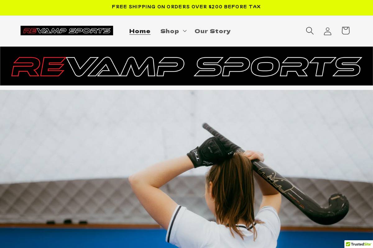 revampsports.com homepage screenshot