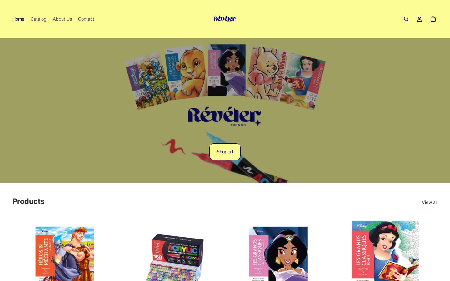 revelerqa.com homepage screenshot