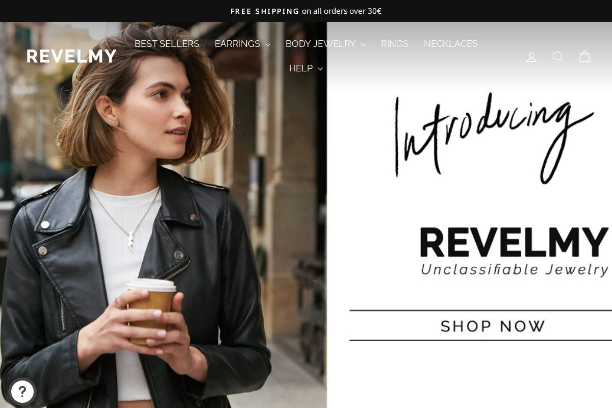 revelmy.com homepage screenshot