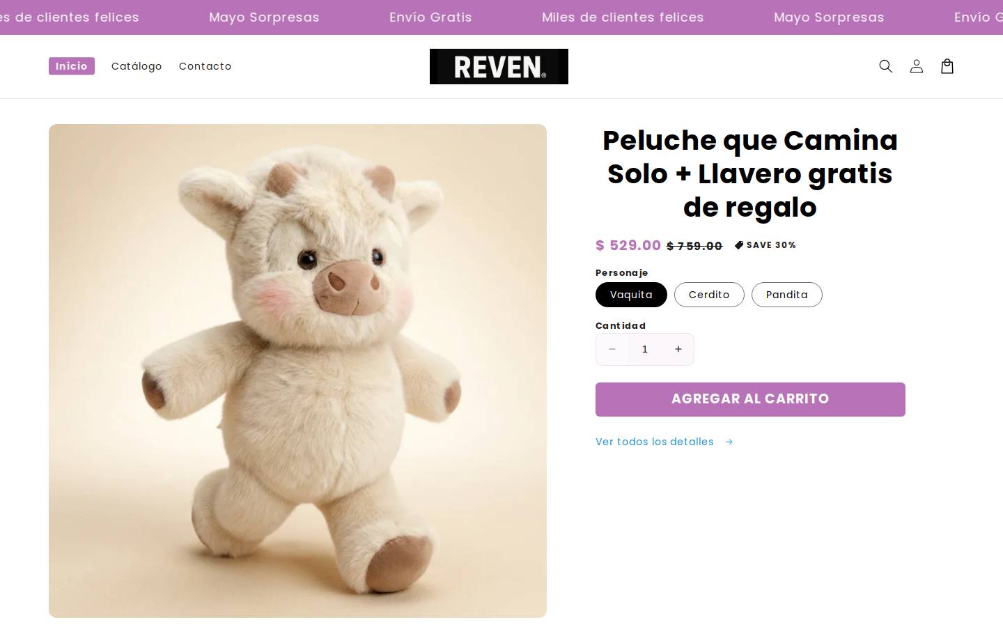 revenstore.com homepage screenshot