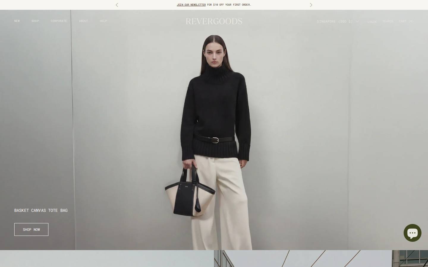 revergoods.com homepage screenshot
