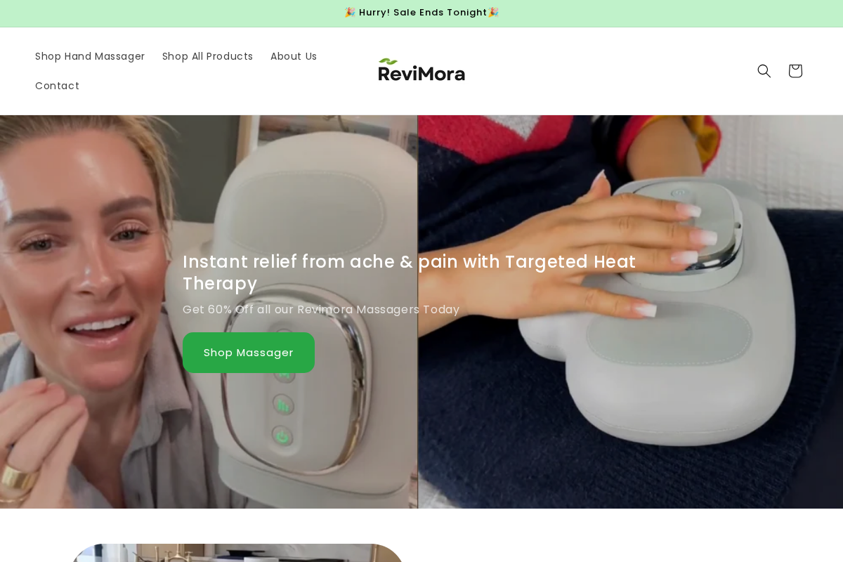 ReviMora homepage screenshot
