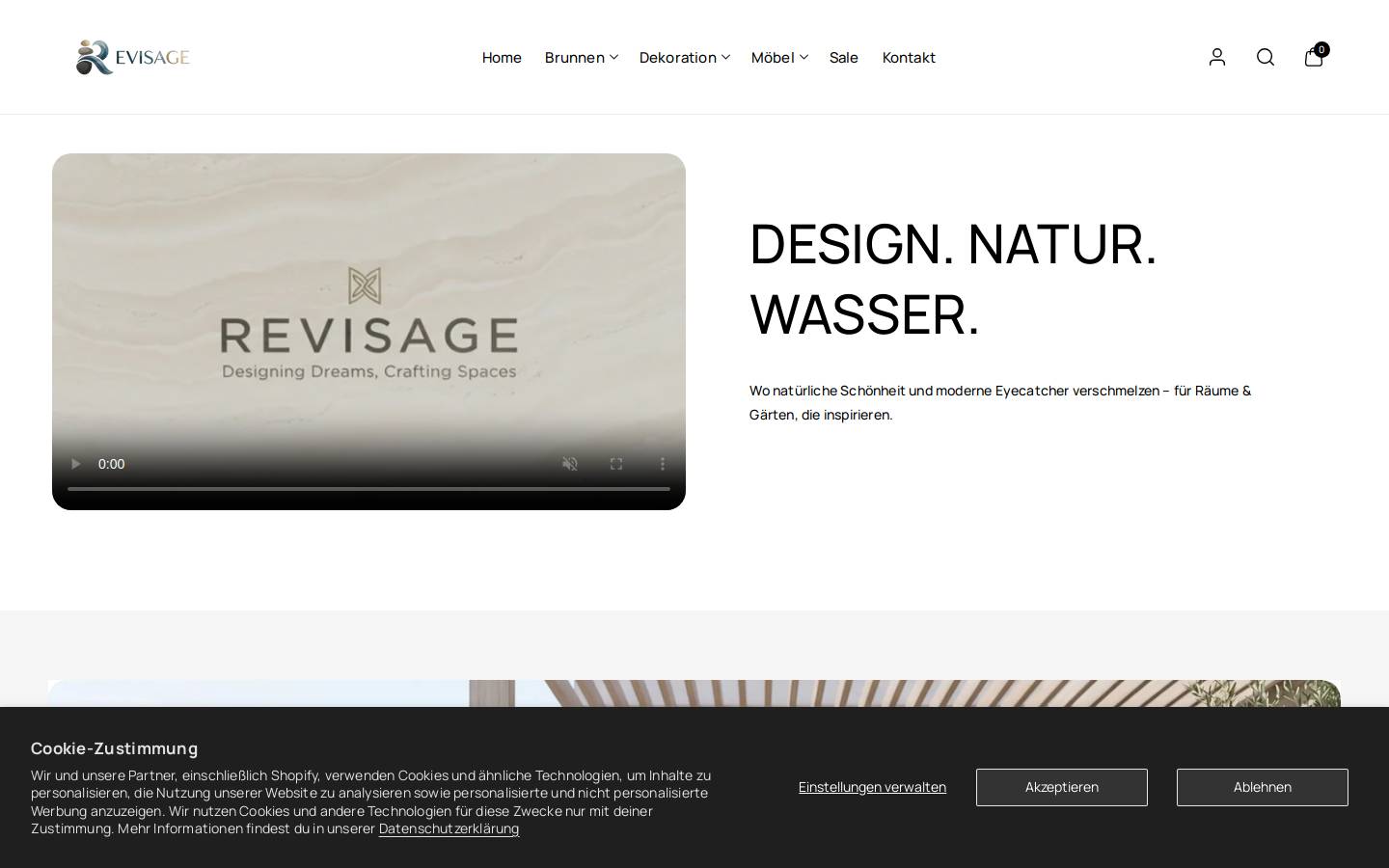 revisage.com homepage screenshot