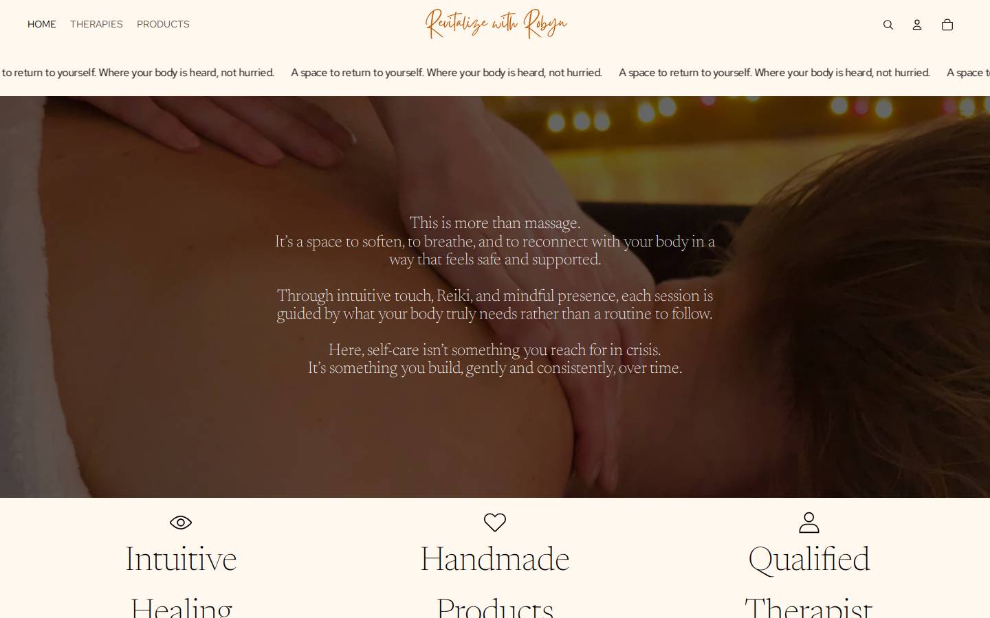 revitalizewithrobyn.com homepage screenshot