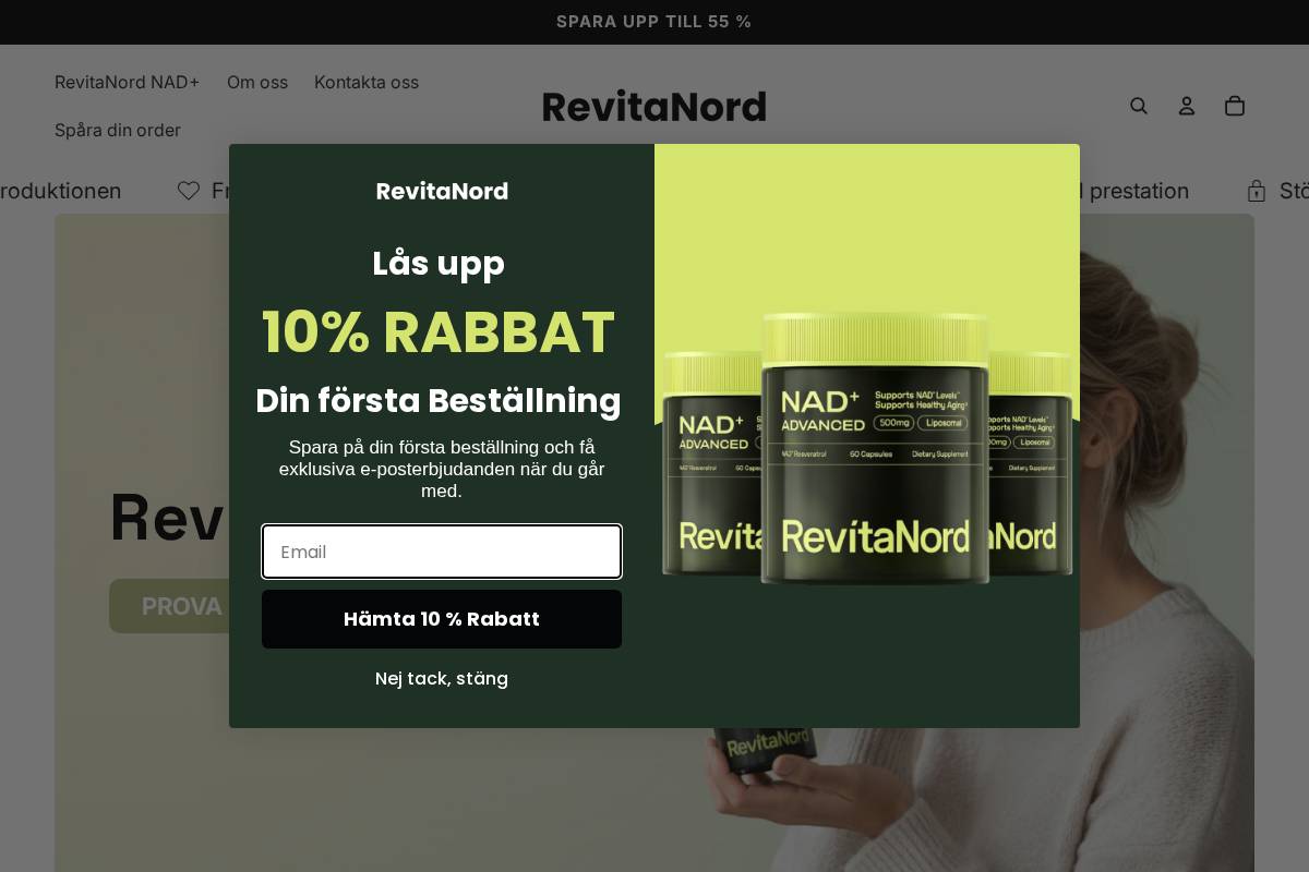 Revitanord homepage screenshot