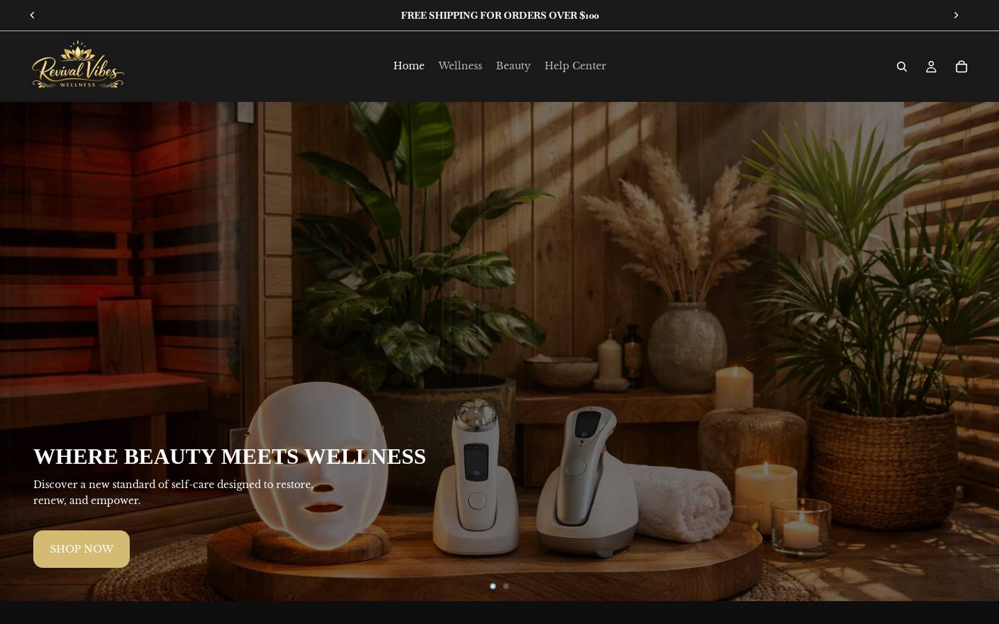 revival-vibes.com homepage screenshot