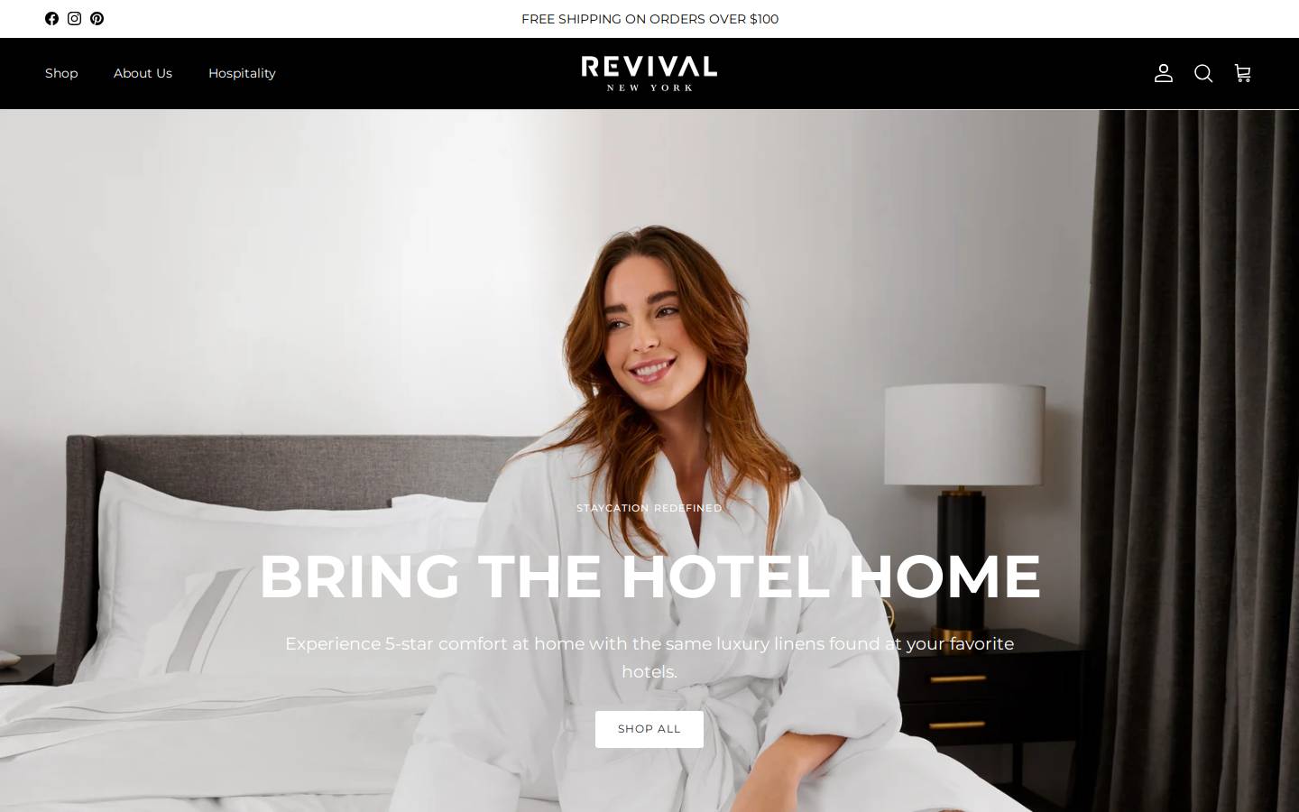 revivalnewyork.com homepage screenshot