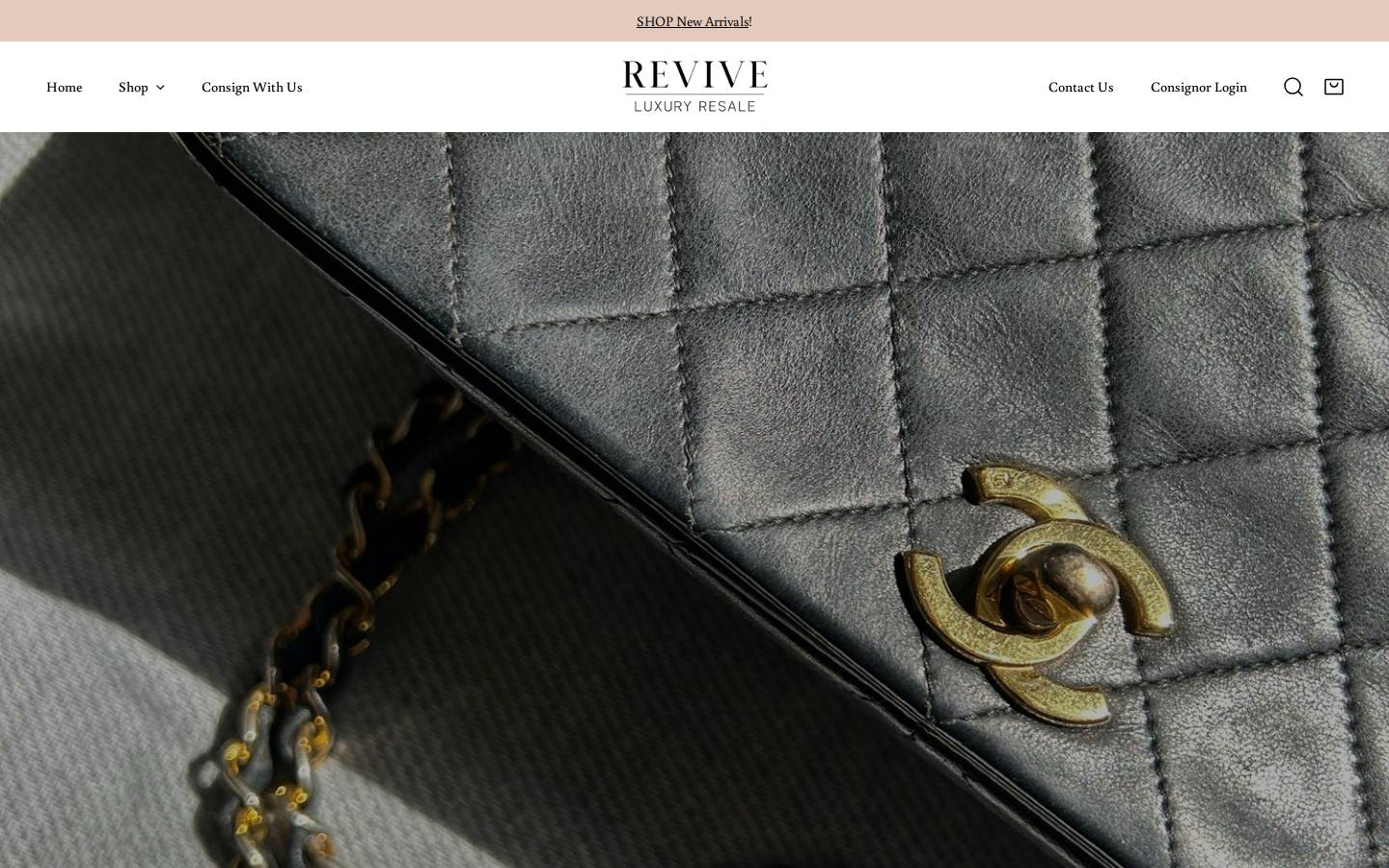 reviveluxury.com homepage screenshot