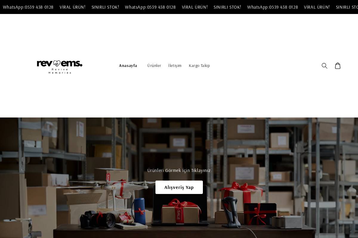 revmems.com.tr homepage screenshot