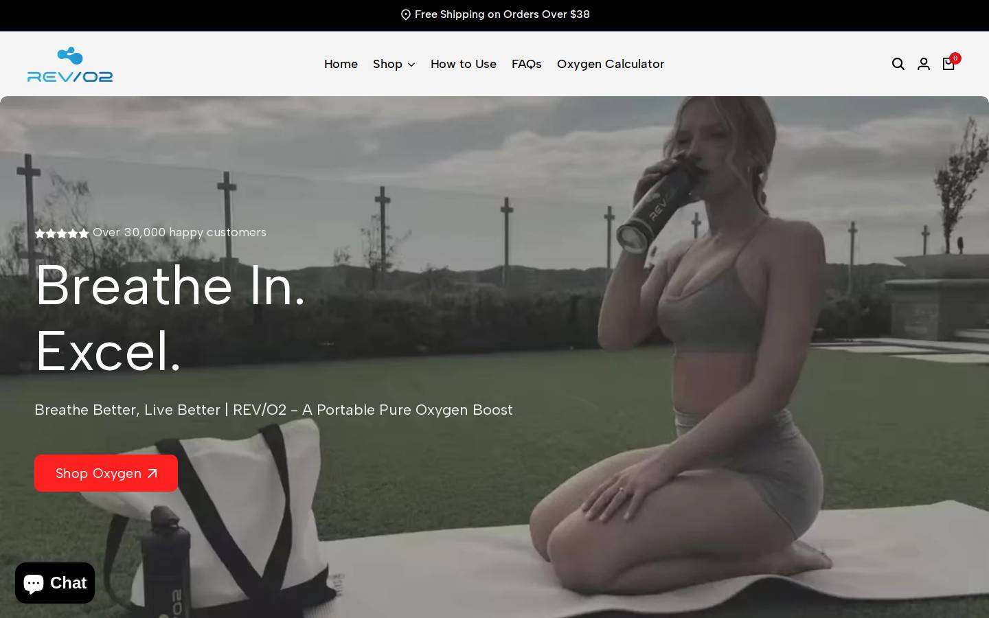revo2.com homepage screenshot