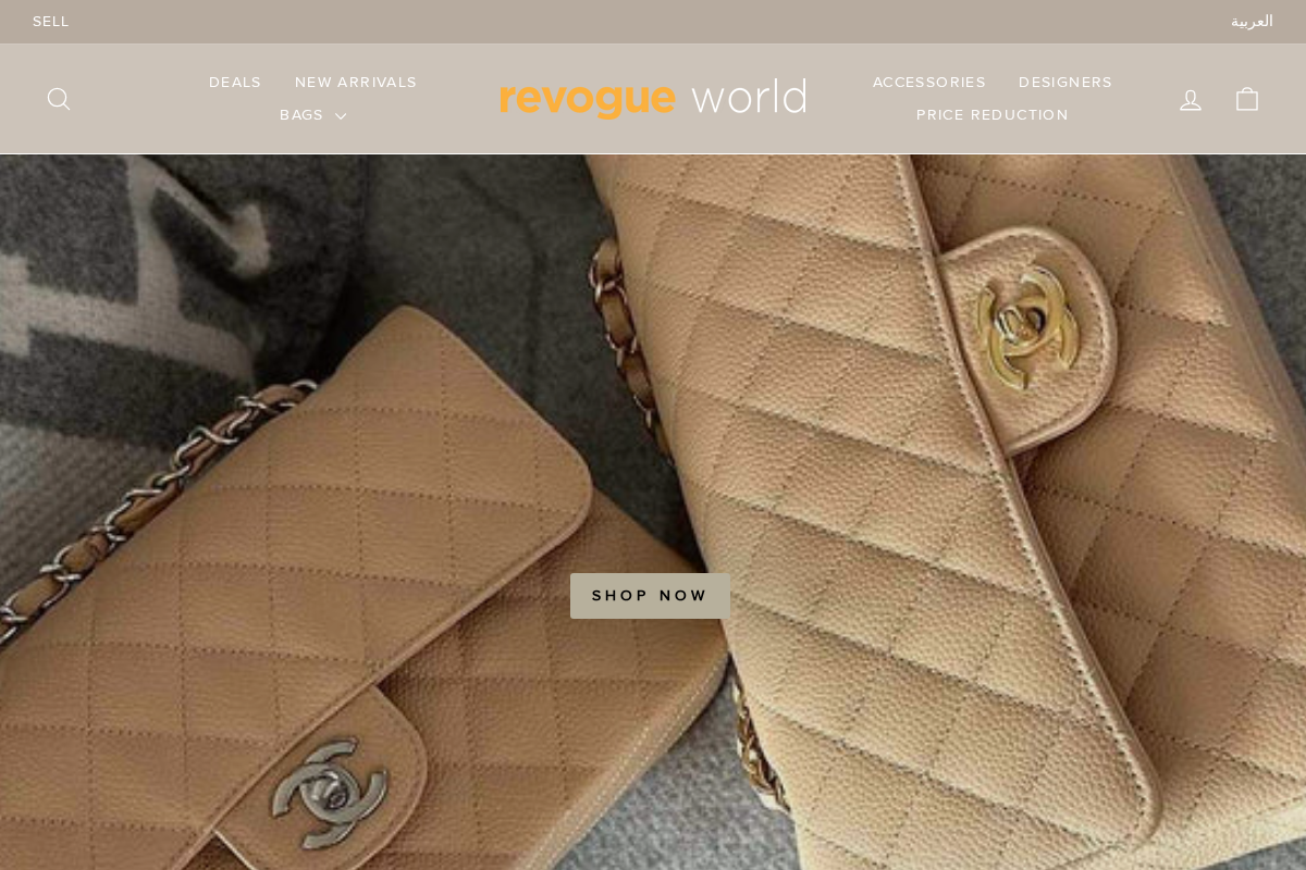 revogue.com homepage screenshot