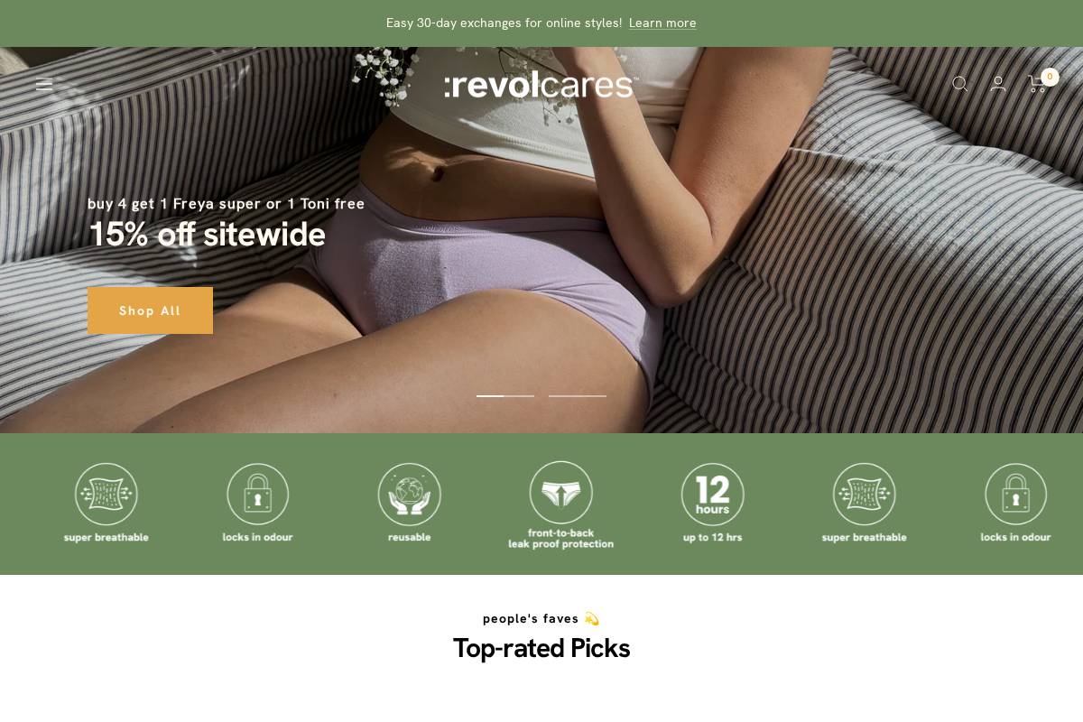 revolcares.com homepage screenshot