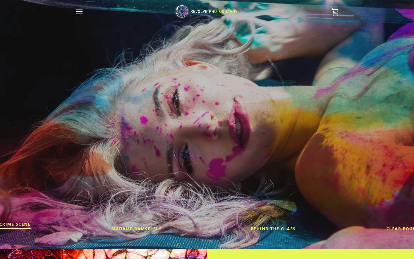 revolvephotog.com homepage screenshot