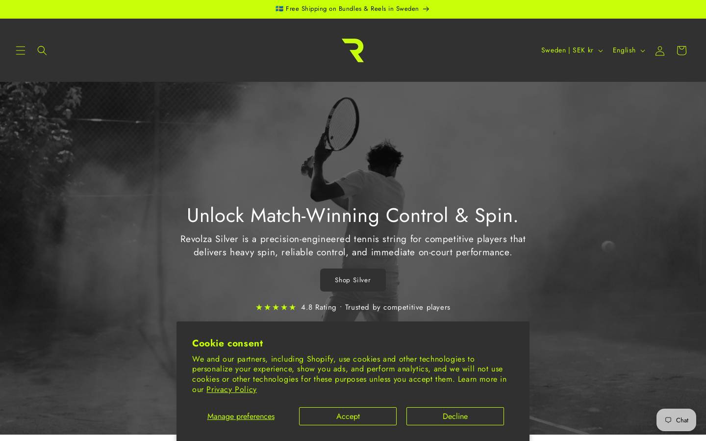 revolza.com homepage screenshot