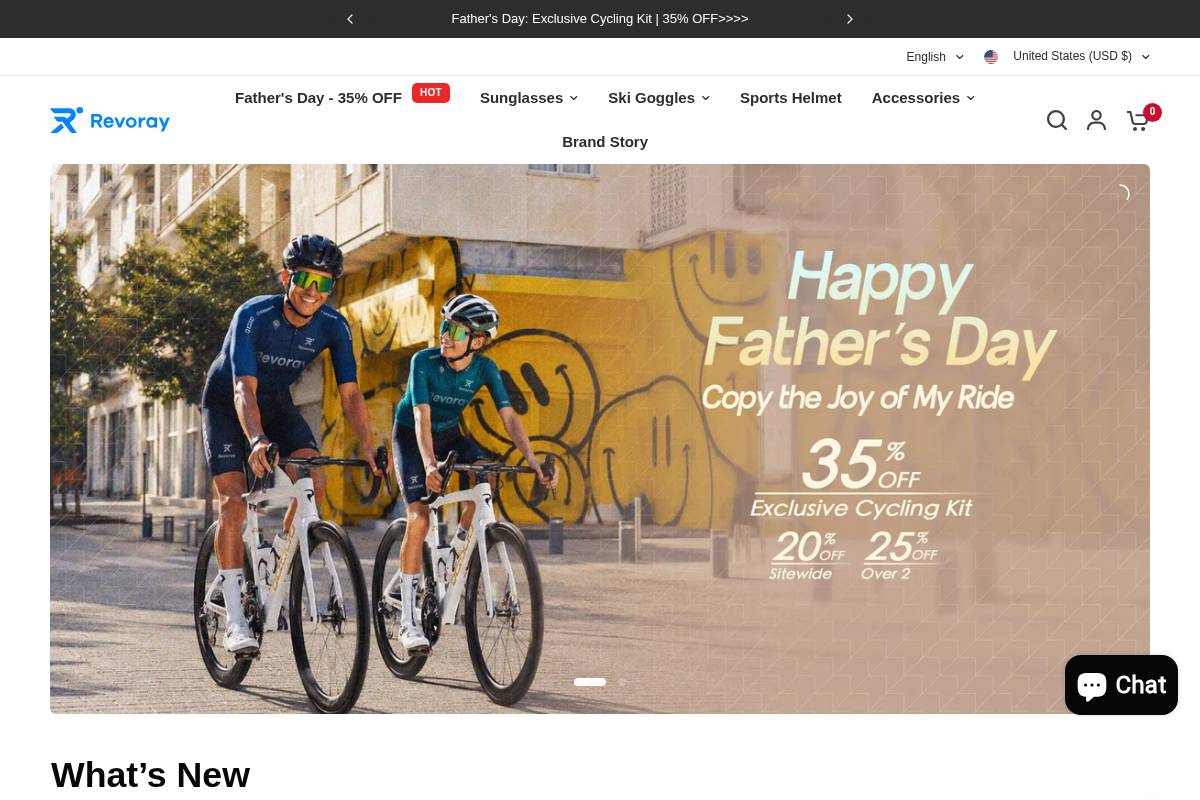 revoray.com homepage screenshot