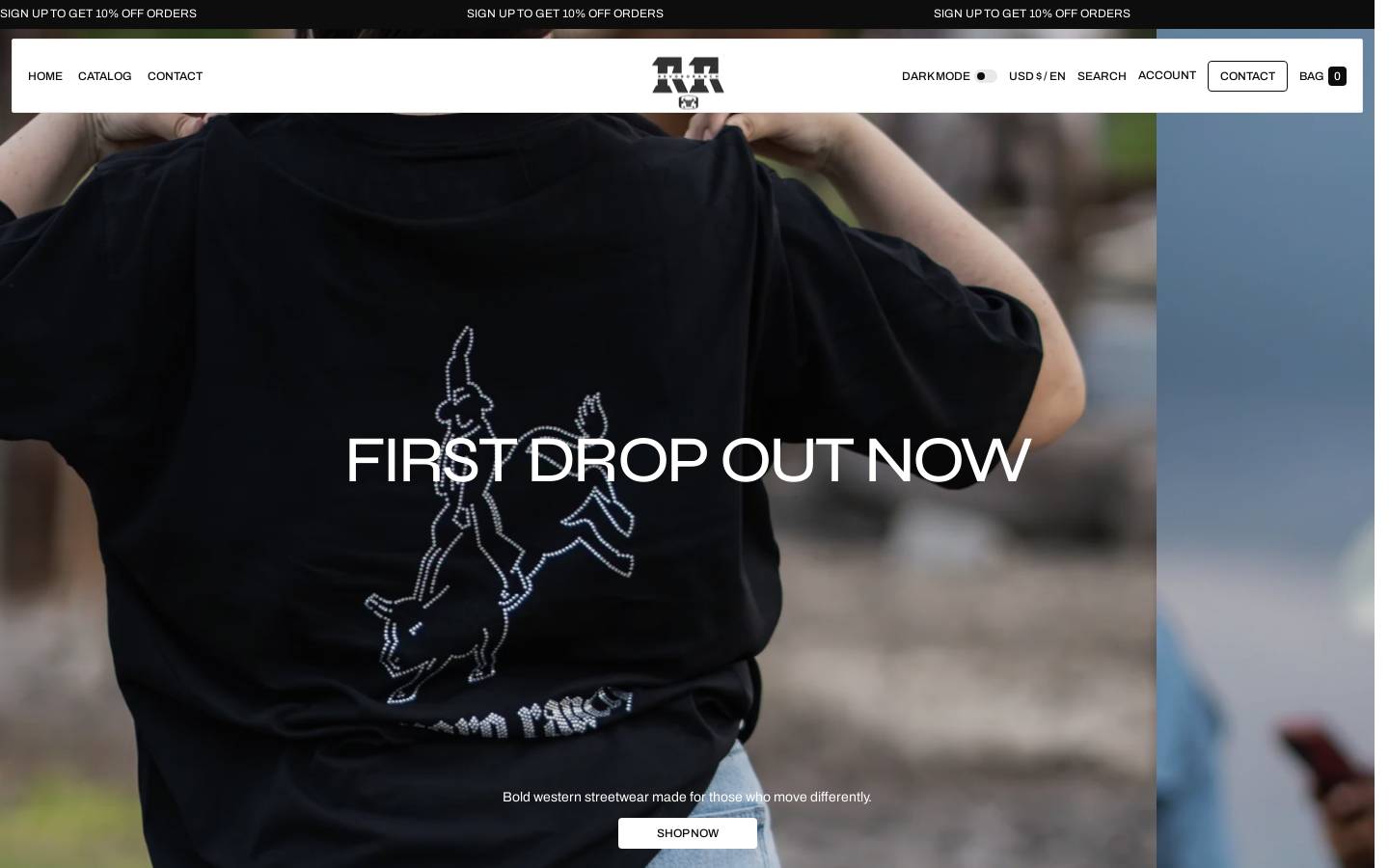 revororanch.com homepage screenshot