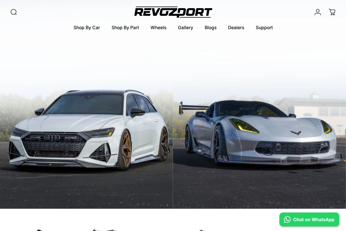 Revozport Racing Technology Ltd. homepage screenshot