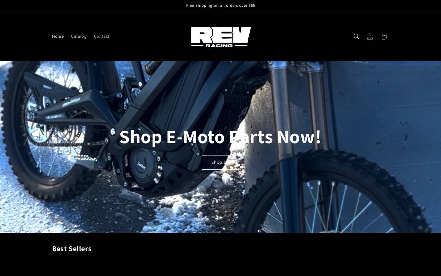 revracing.us homepage screenshot