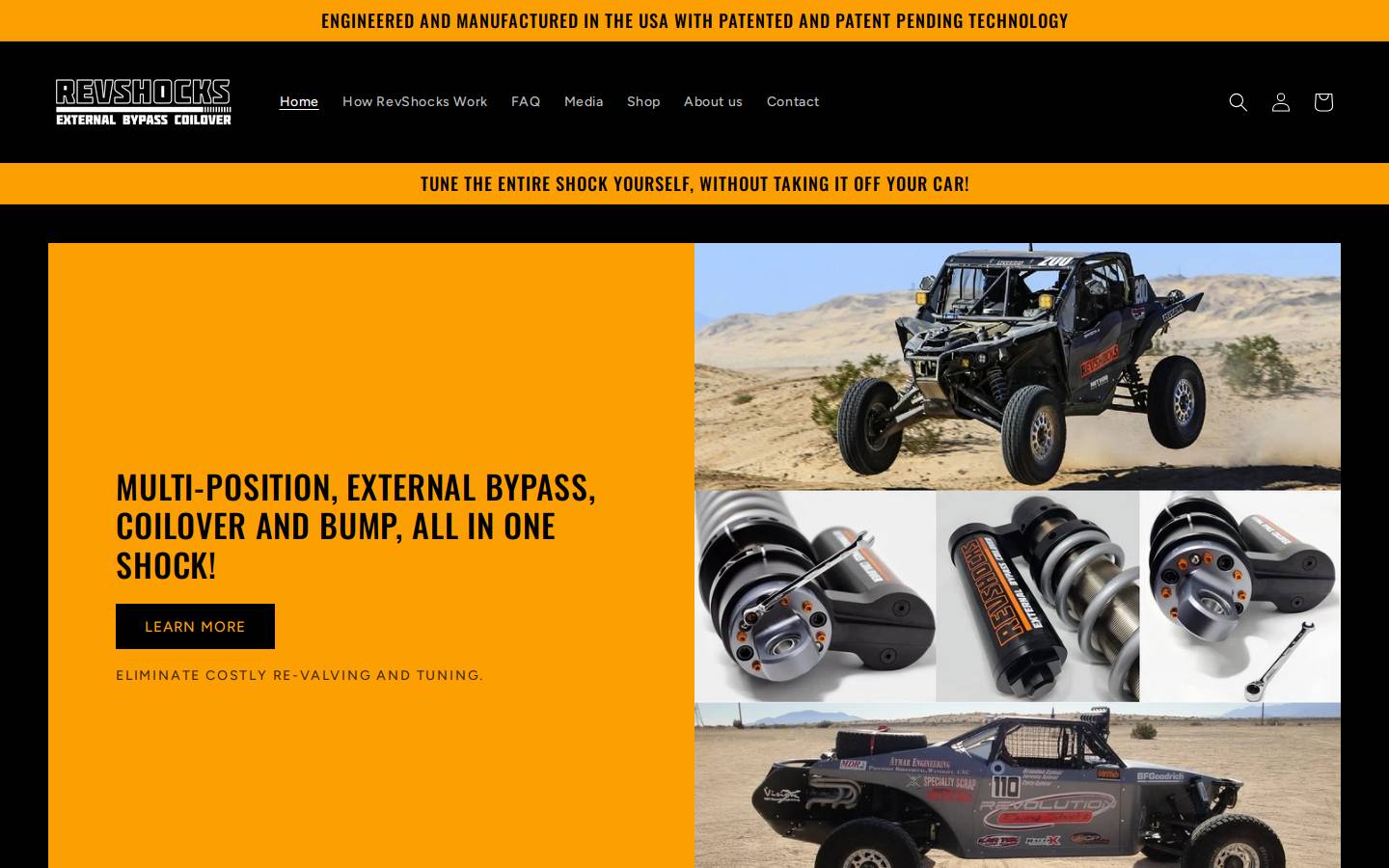 revshocks.com homepage screenshot