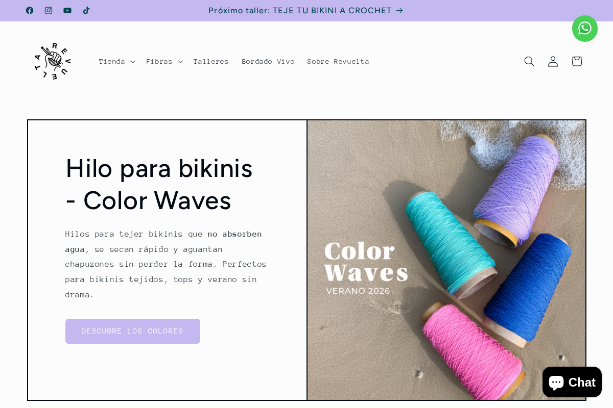 R E V U E L T A homepage screenshot