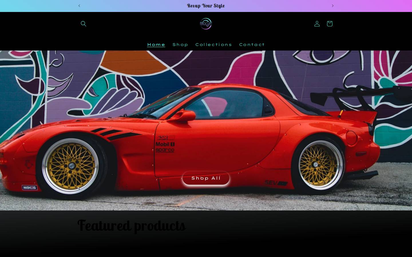 revupmotorsportz.com homepage screenshot