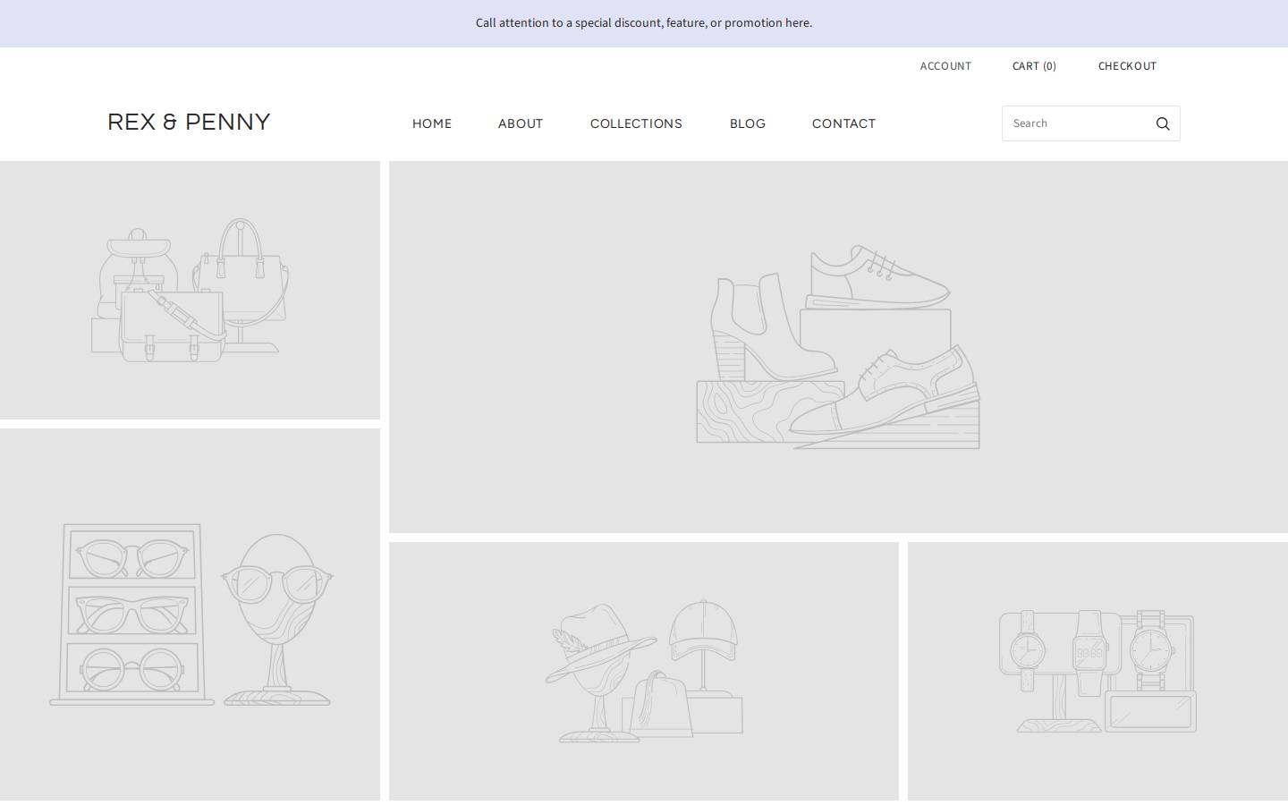 rexandpenny.com homepage screenshot