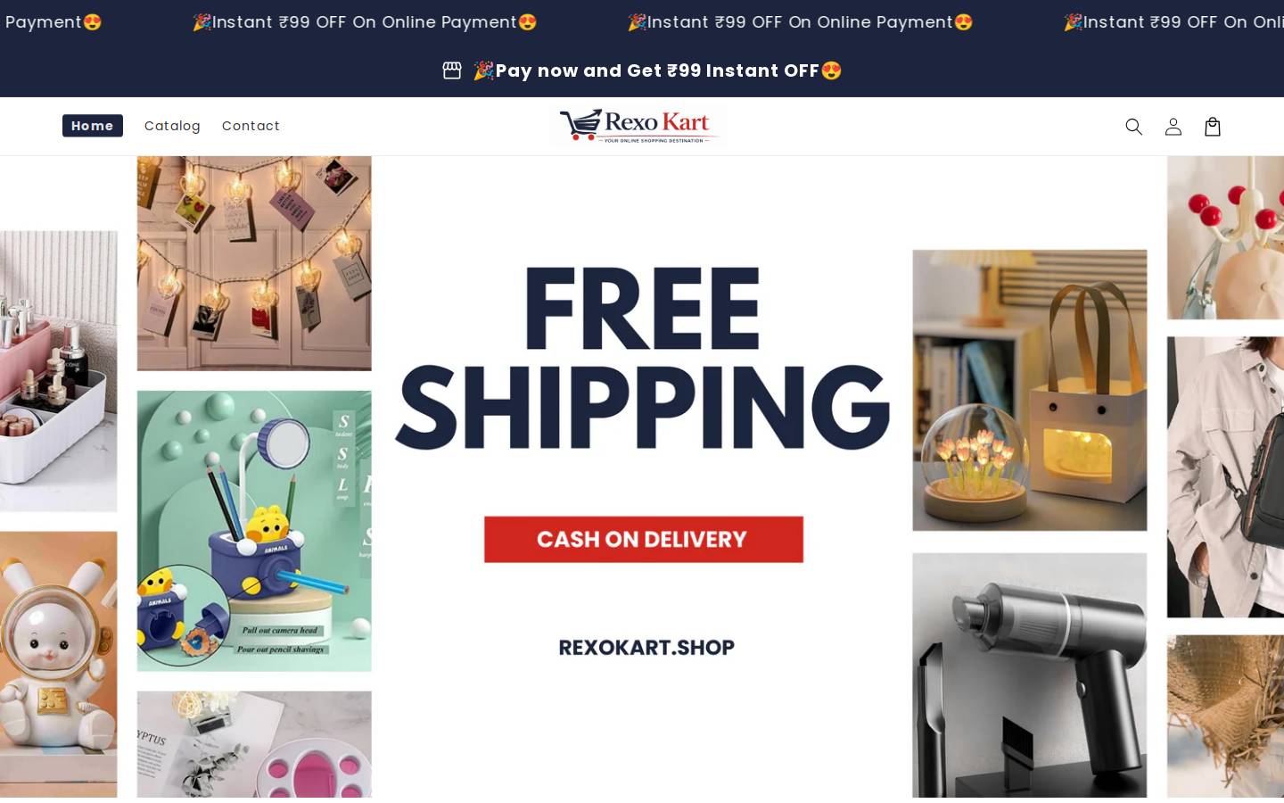 rexokart.shop homepage screenshot