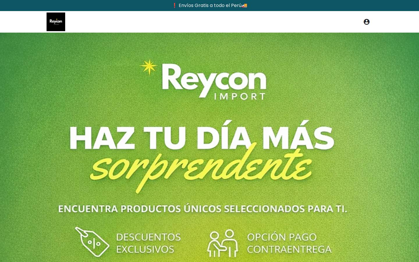 reyconimport.com homepage screenshot