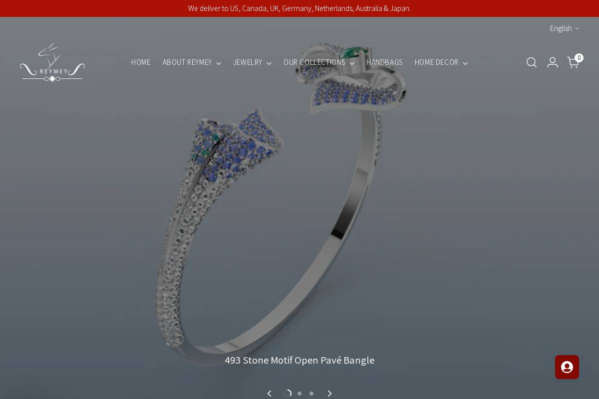 reymey.com homepage screenshot