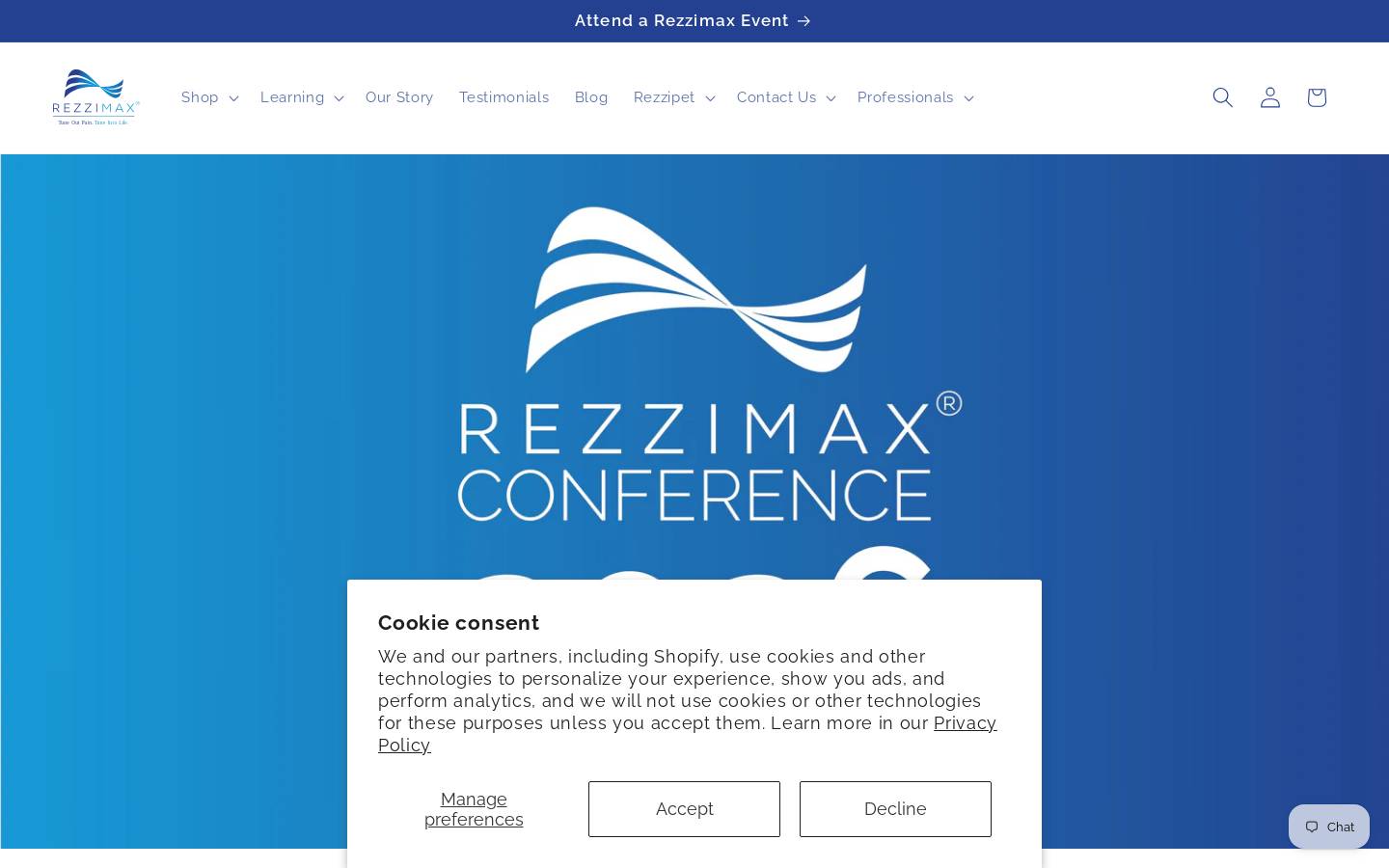 rezzimax.com homepage screenshot