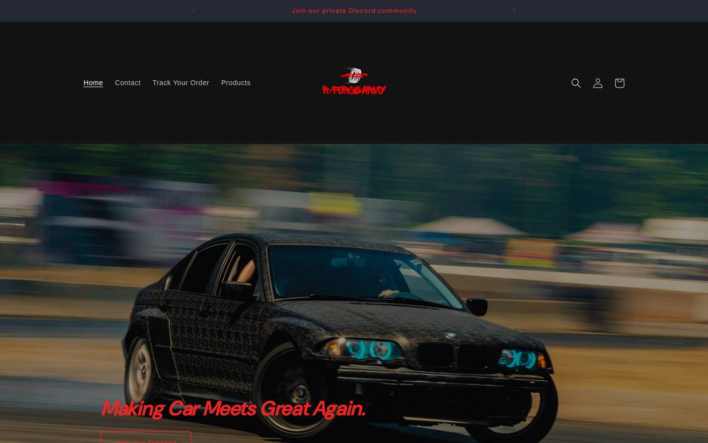 rforcearmy.com homepage screenshot
