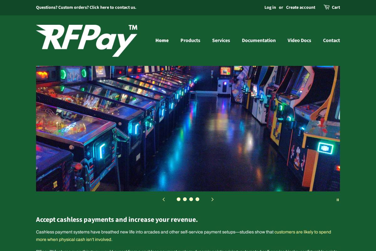rfpay.org homepage screenshot