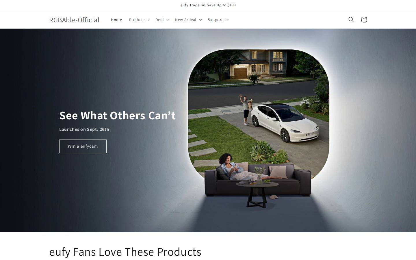 rgbable.com homepage screenshot