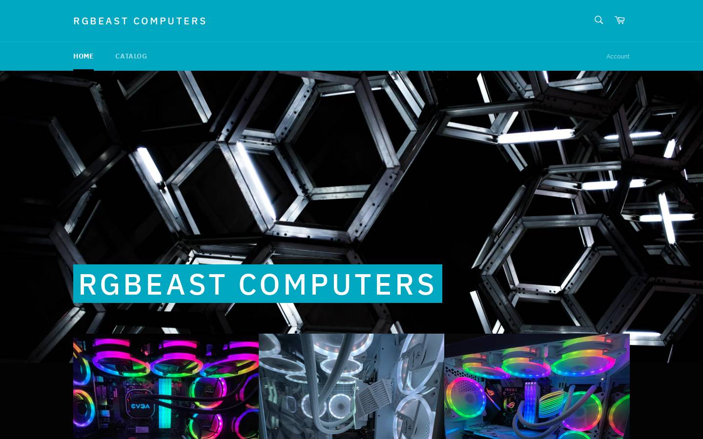 rgbeastcomputers.com homepage screenshot