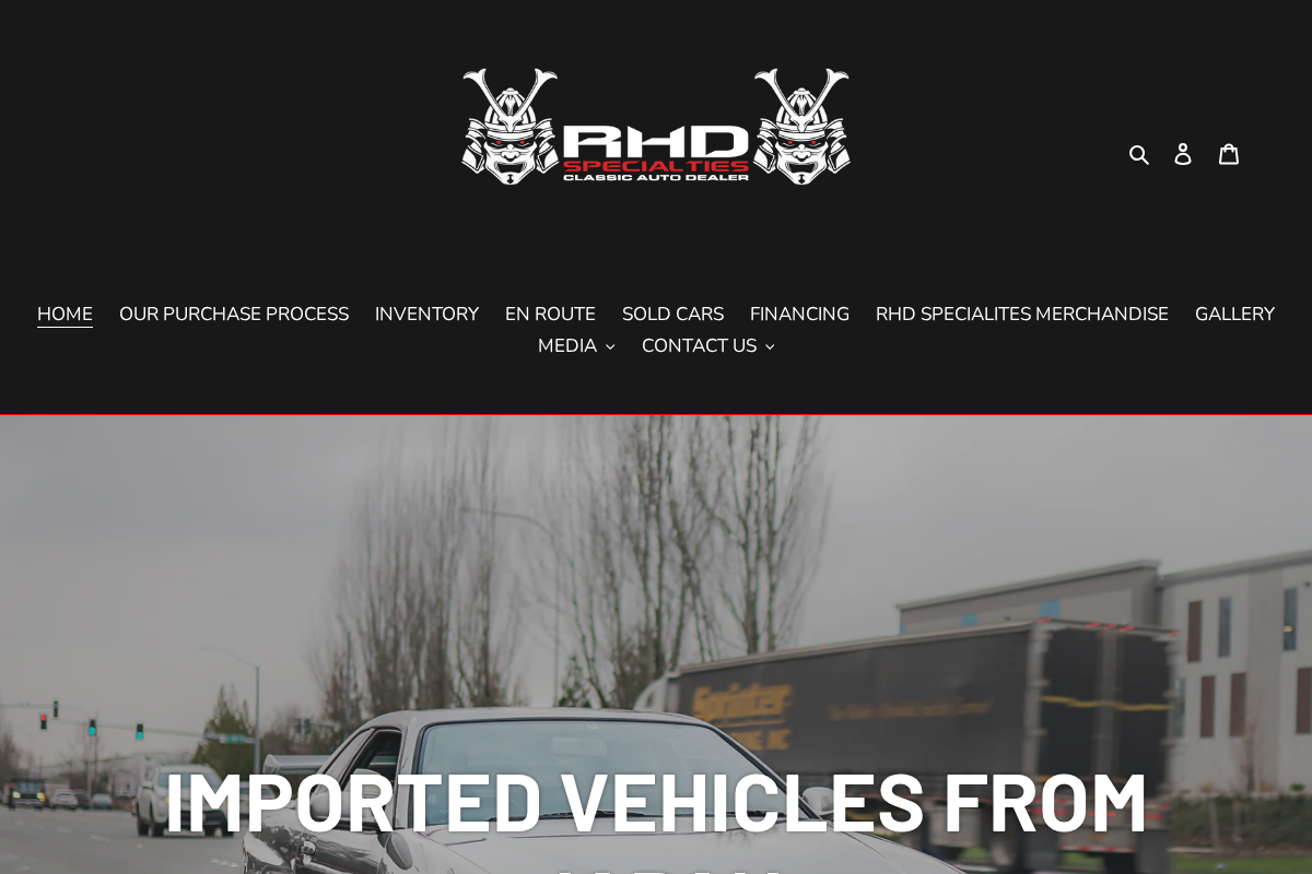 RHD Specialties LLC homepage screenshot