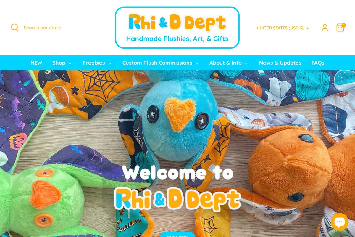 rhiandddept.com homepage screenshot