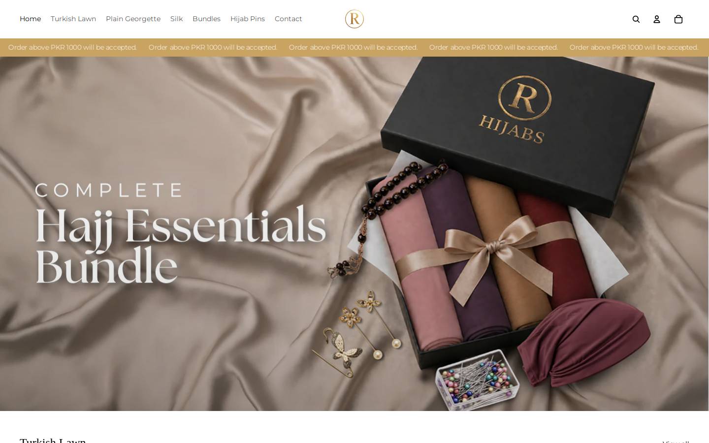 rhijabs.com homepage screenshot