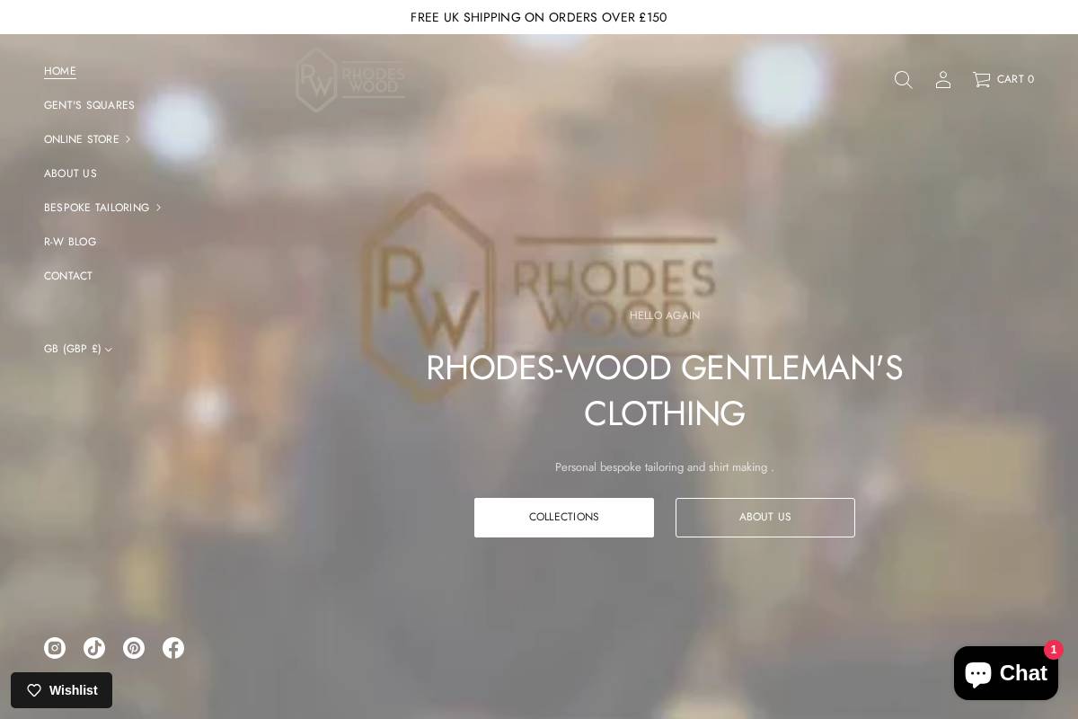 rhodeswood.co.uk homepage screenshot