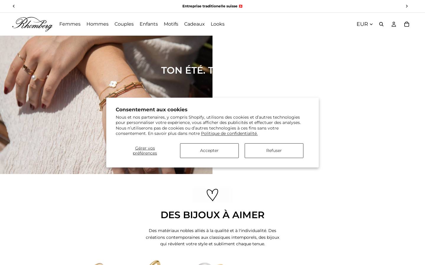 Rhomberg homepage screenshot