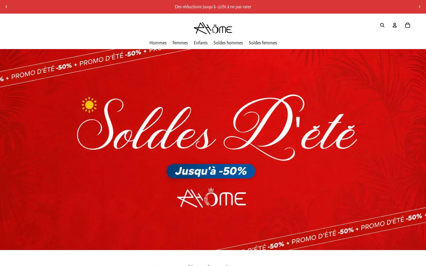 rhome.ma homepage screenshot