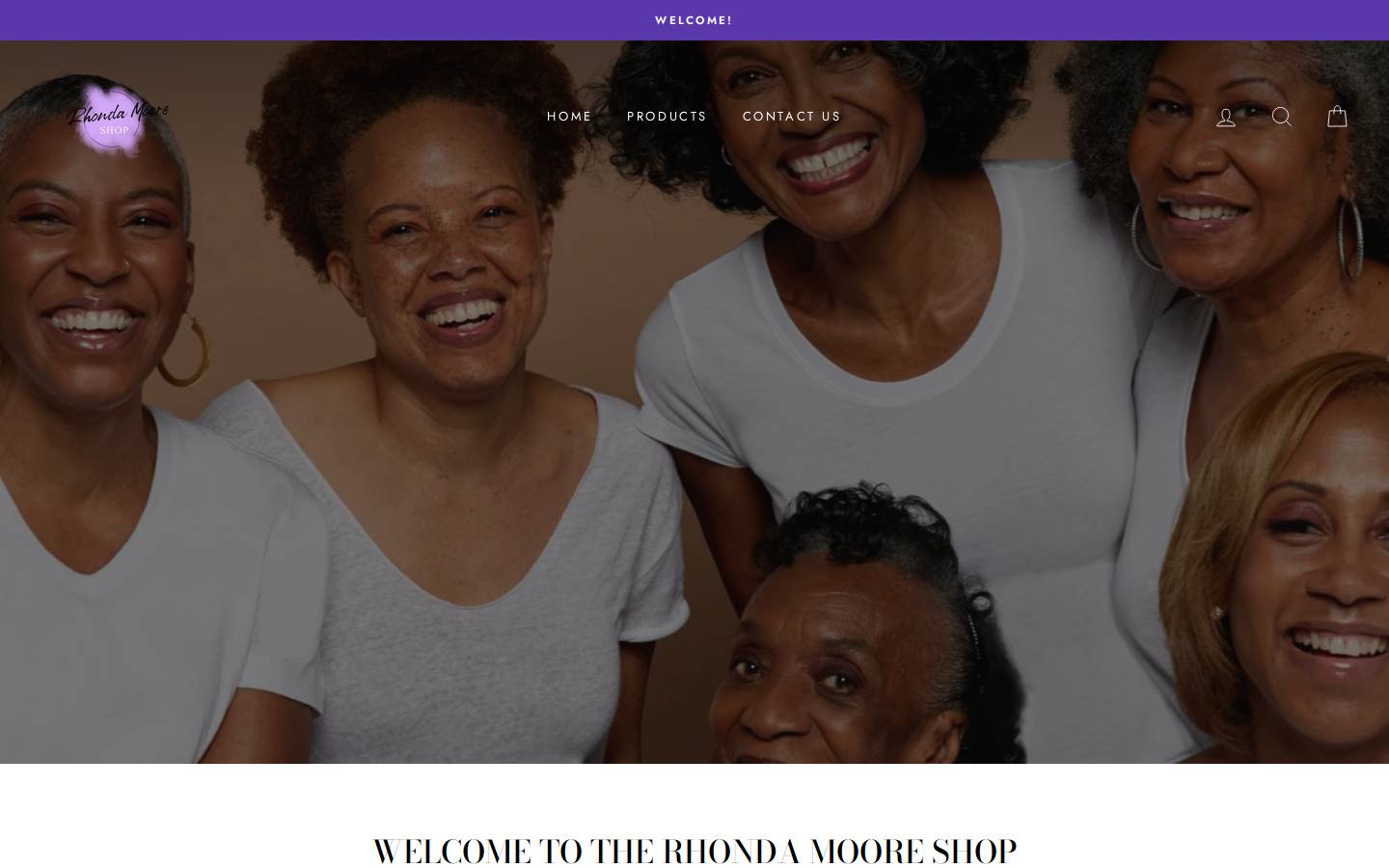 rhondamoore.shop homepage screenshot