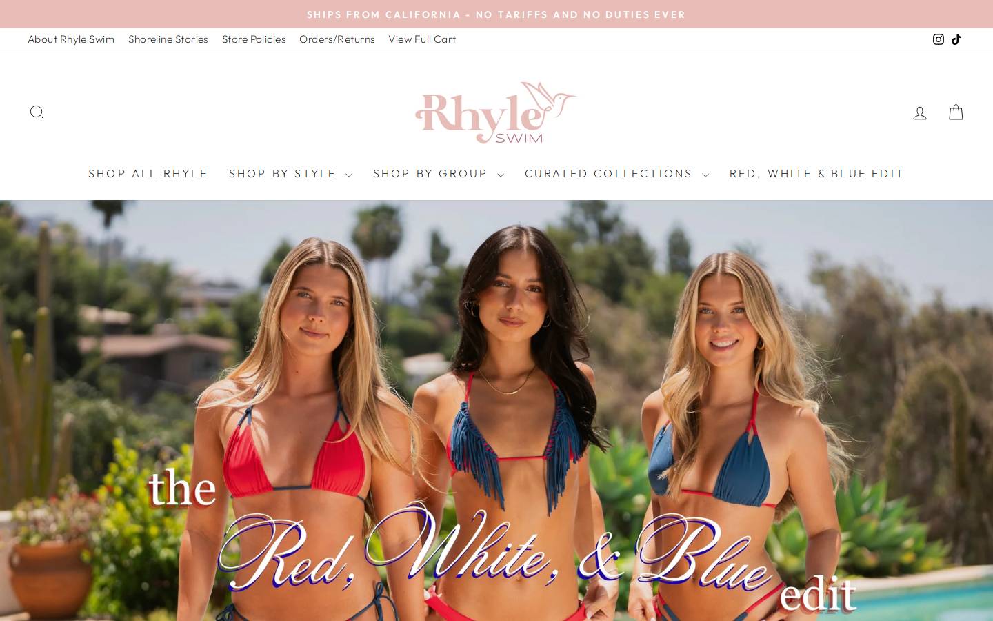 Rhyleswim homepage screenshot