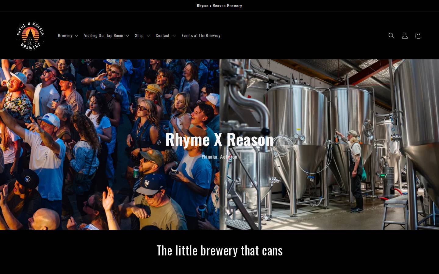 rhymeandreason.beer homepage screenshot