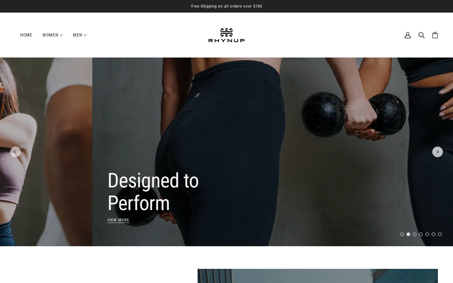 rhynup.com homepage screenshot