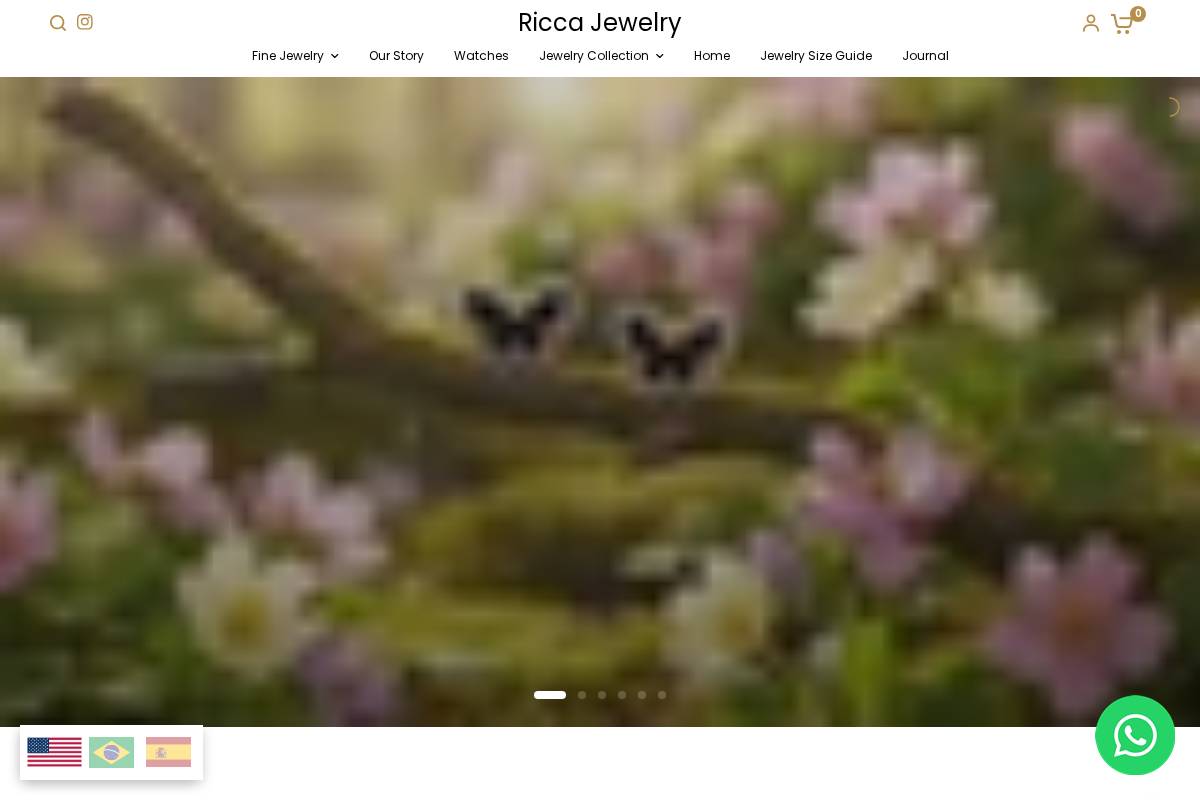 riccajewelry.com homepage screenshot