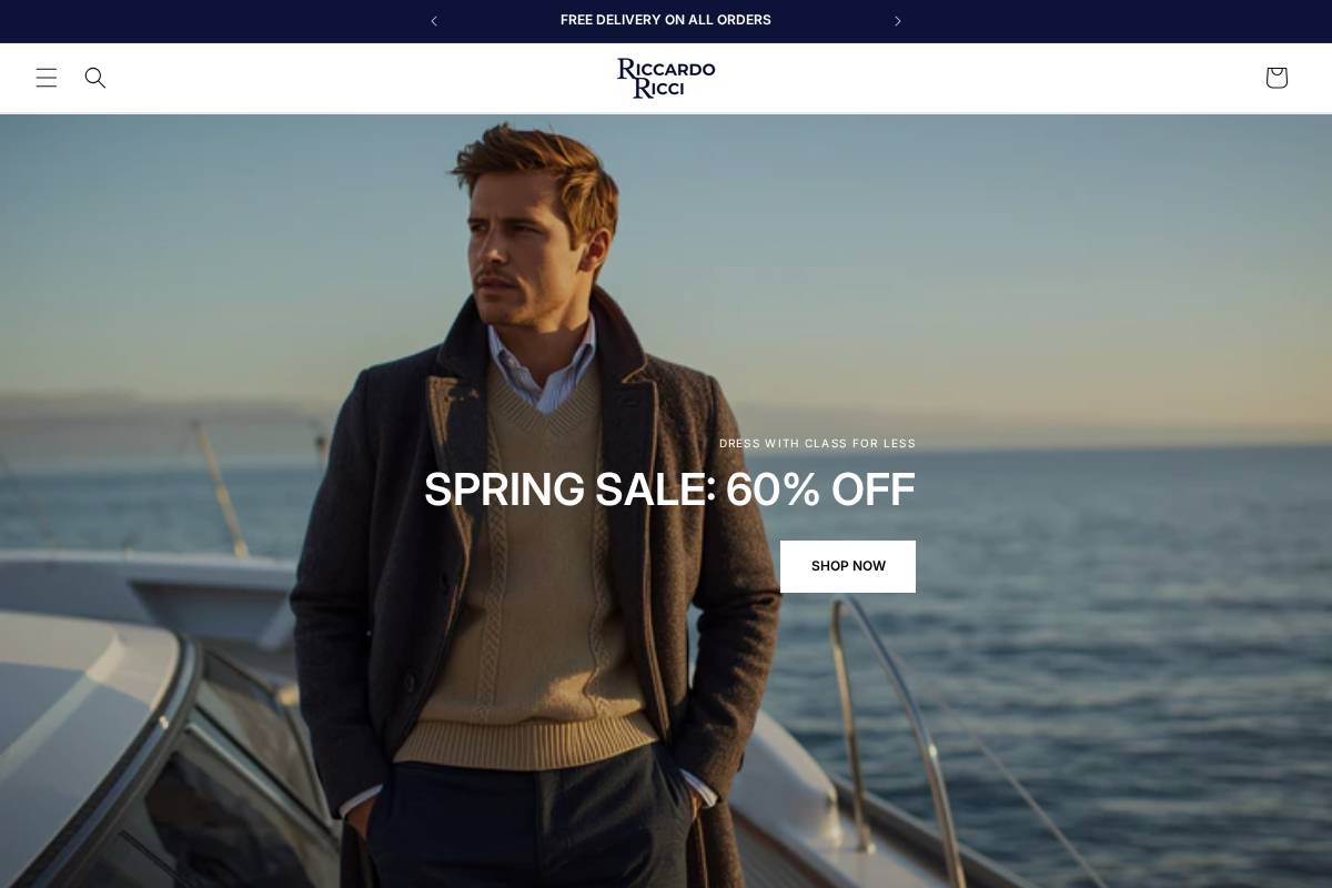 riccardorricci.com homepage screenshot