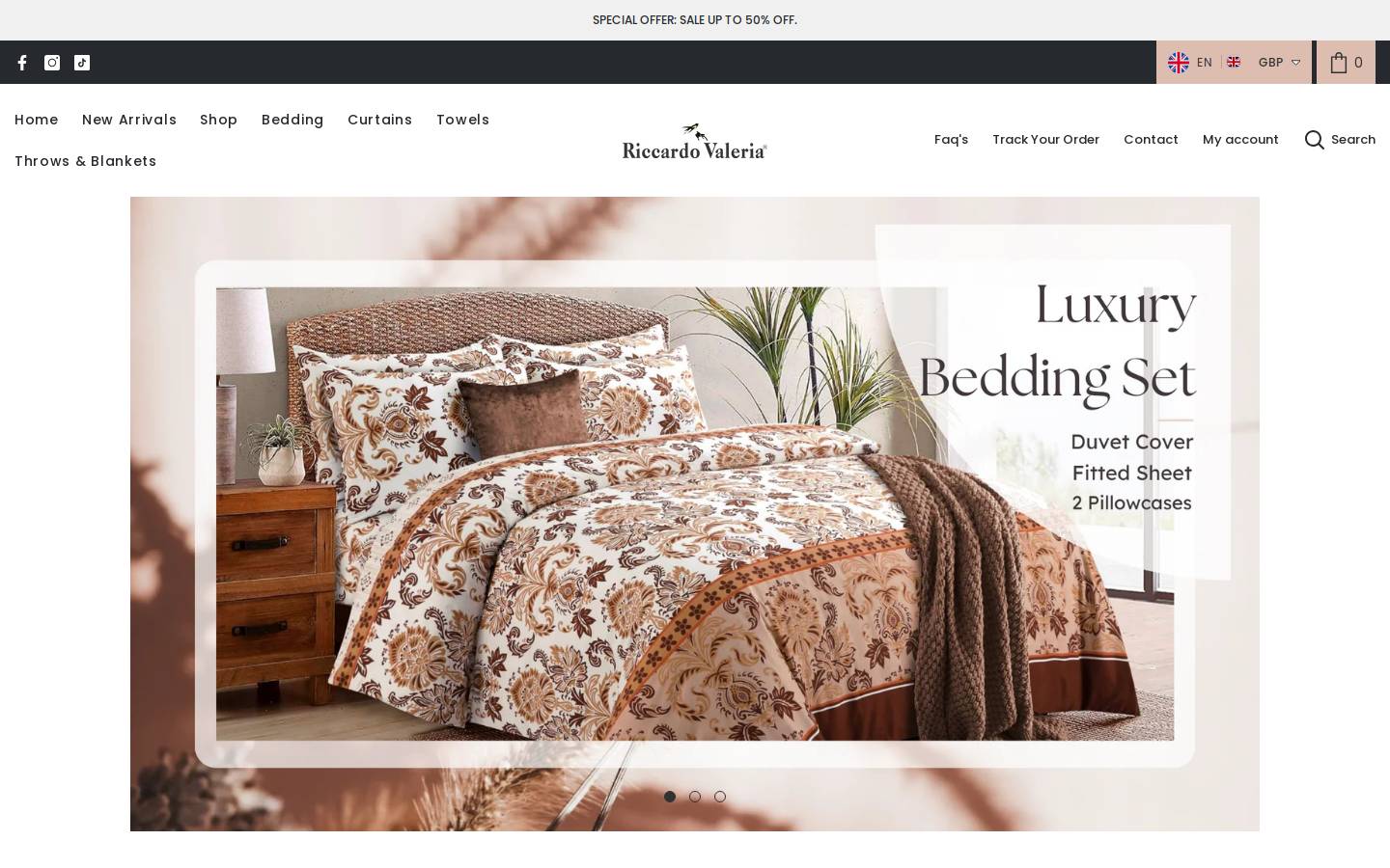 riccardovaleria.com homepage screenshot