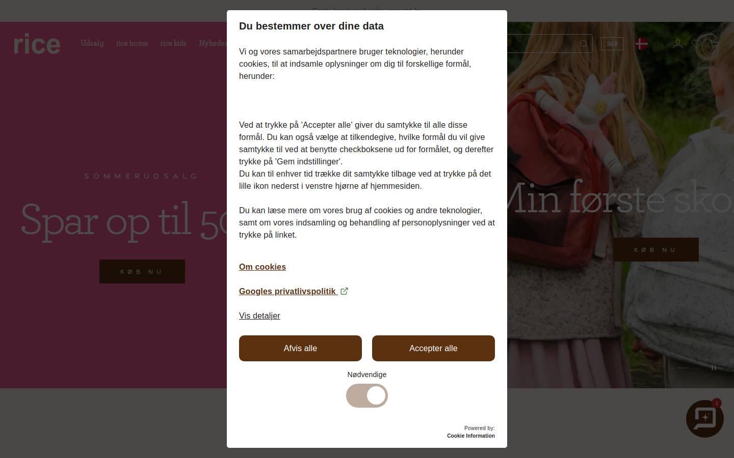 rice by rice homepage screenshot