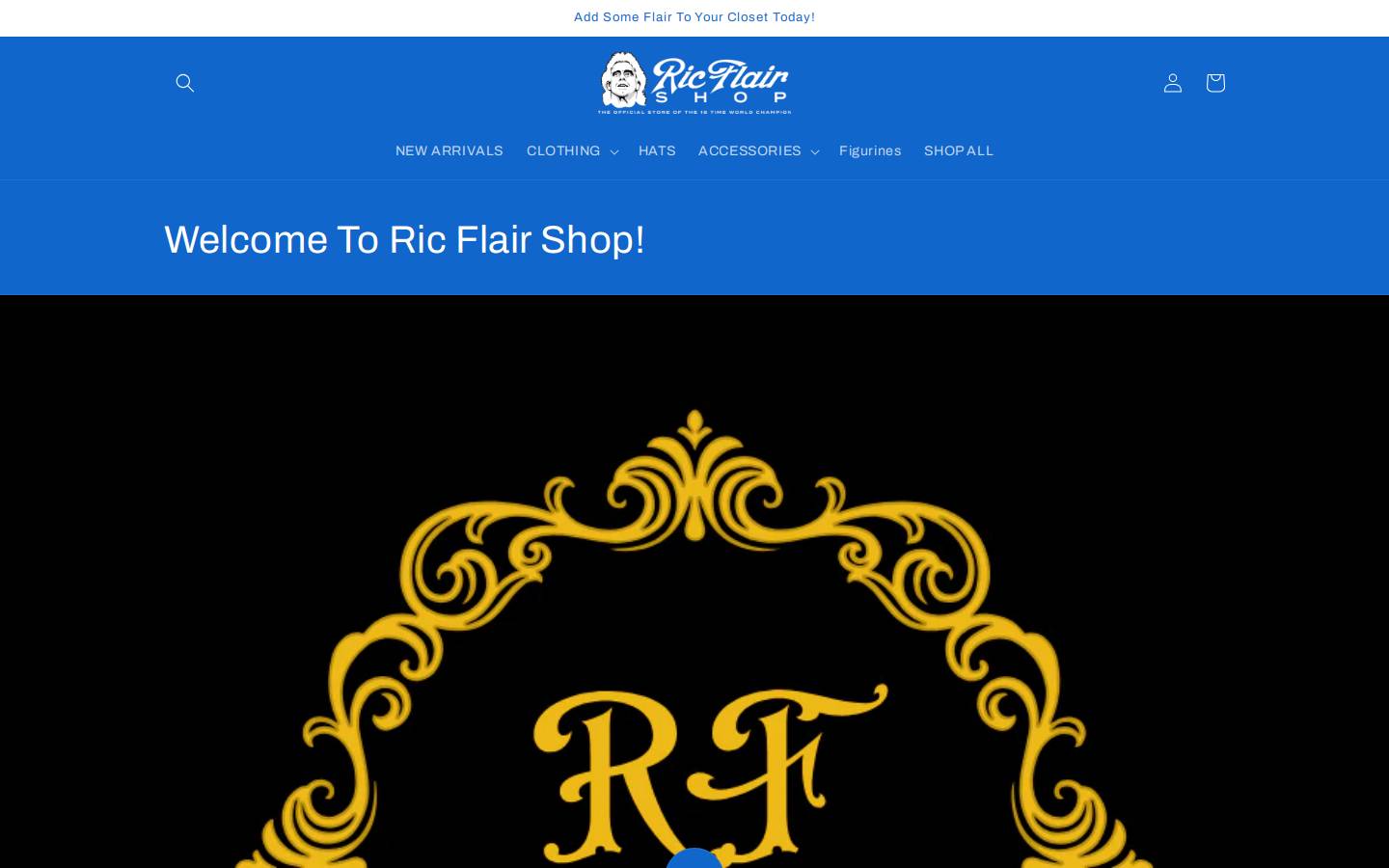 ricflairshop.com homepage screenshot