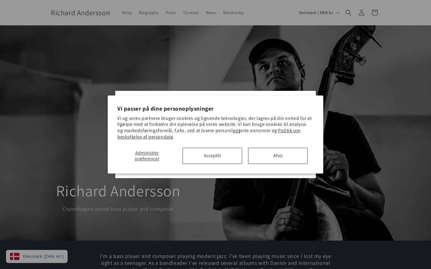 richardandersson.dk homepage screenshot